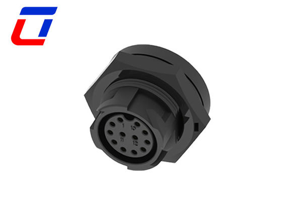 M19 12 pin waterdichte buitenste draadconnectoren Plug Socket voor signaalverbinding