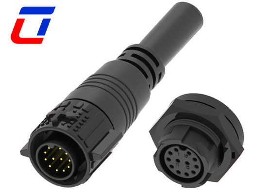 M19 12 pin waterdichte buitenste draadconnectoren Plug Socket voor signaalverbinding