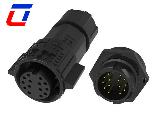 10 pin 12 pin 14 pin 16 pin waterdicht data connector, plastic 12V ronde connector IP67