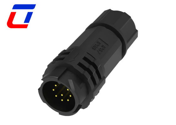 OEM ODM waterdicht 8 pin data connector M19 Push Lock IP67 draad connector