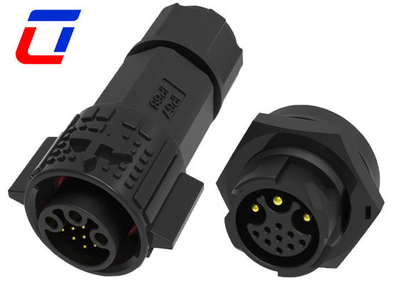 3 9 Pin IP67 Multi-Pin Connector Types Waterdicht data- en stroomverbinding