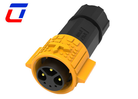 15A Man Vrouwelijk 3 pin stroomverbinding 3 pin dataverbinding waterdicht M19