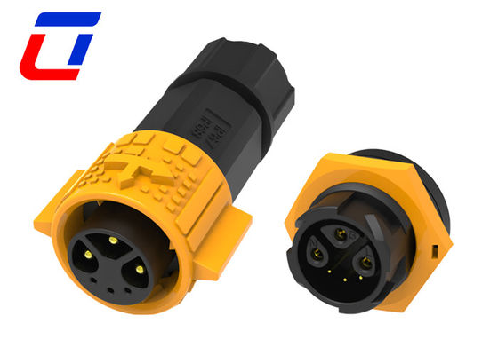 15A Man Vrouwelijk 3 pin stroomverbinding 3 pin dataverbinding waterdicht M19