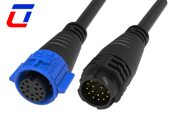 18 pin cirkelvormige waterdichte data connector M19 Push Pull Cable To Cable Connectors