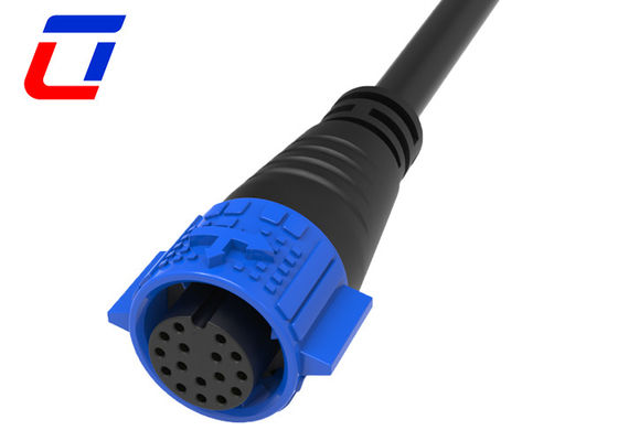 18 pin cirkelvormige waterdichte data connector M19 Push Pull Cable To Cable Connectors
