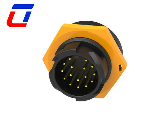 18 pin waterdicht dataconnector mannelijk paneelmontage vrouwelijke kabelconnector IP67