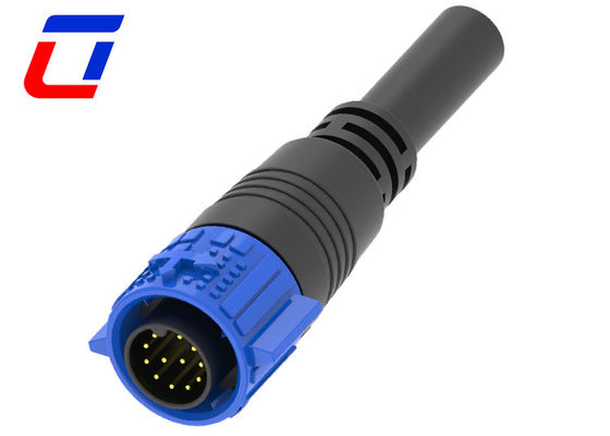 12 pin waterdicht dataconnector M19 Push Lock Industrial Plug Socket