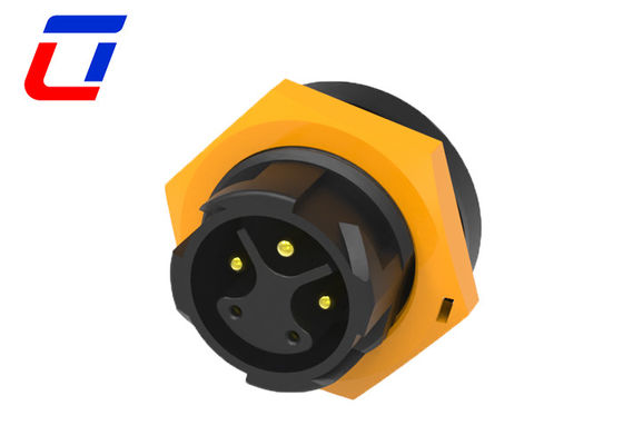 Stroomsignaal stopcontact IP67 waterdicht aansluiting 3+2 pin M19 met druk slot