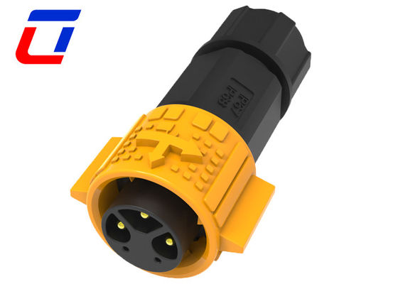 Stroomsignaal stopcontact IP67 waterdicht aansluiting 3+2 pin M19 met druk slot