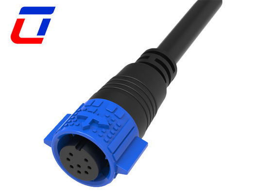 Mannelijke Vrouwelijke Plug Cable 8 Pin Waterdicht Connector IP67 M19 Met Push Locking