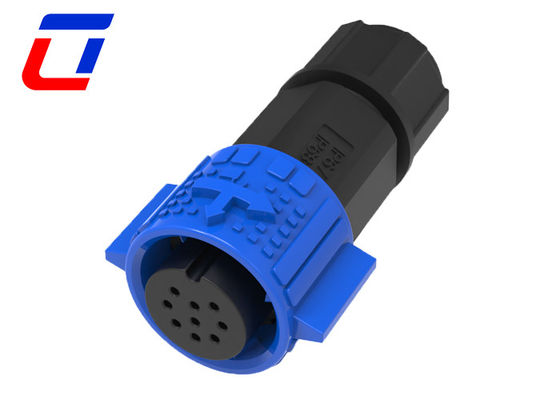 Buitengewoon vrouwelijk waterdicht 9 pin draad aansluiting Man IP67 paneel Mount M19
