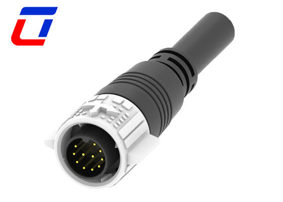 Mannelijke stekkerkabel IP67 Panel Mount Waterdicht Connector 11 Pin M19 Voor groeilichten
