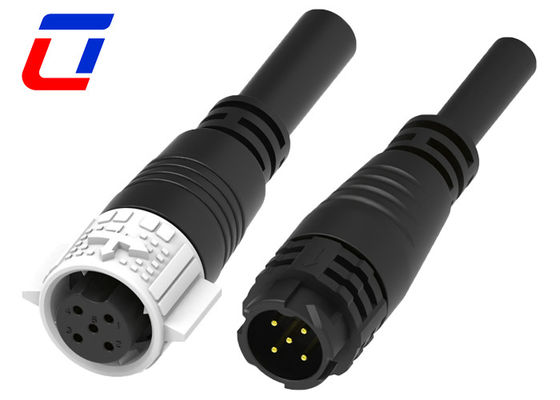 M19 Waterdicht kabelverbinding 10A 5 pin IP67 draadverbinding