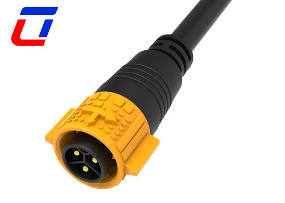 Push Lock 20A 3 Core Waterdicht Kabel Connector M19 Manlijk Vrouwelijk 3 Pin