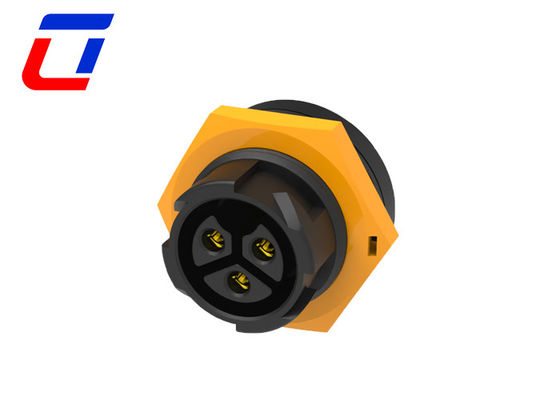 Push Lock 20A 3 Core Waterdicht Kabel Connector M19 Manlijk Vrouwelijk 3 Pin