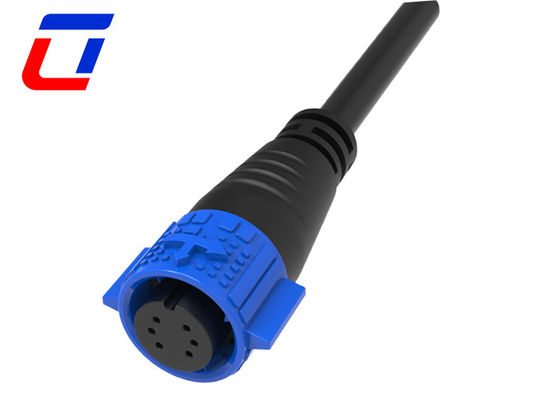 Quick Lock 6 Core Waterdicht Kabel Connector M19 Ip67 Panel Mount Connector