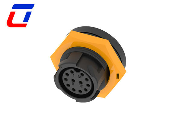 Mannelijke kabel 12 pin waterdicht aansluitdraad IP67 voor signaaloverdracht