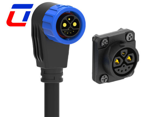M23 Industrial Plug Socket 8 Multi Pin Connector Waterdicht Voor 50A Batterijpakket