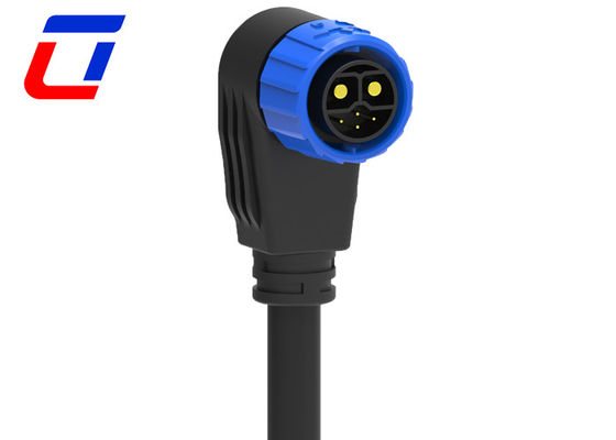 1 Aarding 2 Stroom 5 Data M23 IP67 Waterdichte Connector Push Vergrendeling