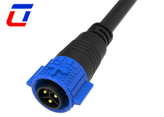 20A Nominale stroom drukvergrendelingssysteem M19 Waterproof Power Molded Cable Connector