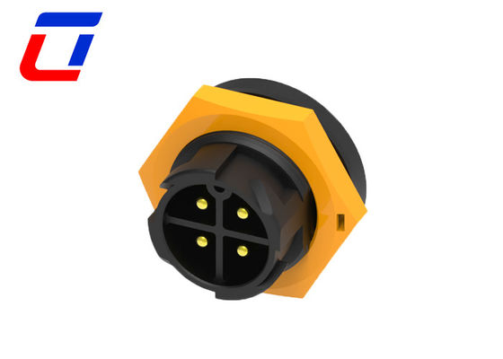 4PIN 10A Mannelijke stopcontact Vrouwelijke stekker Waterdichte stroomkabelconnector met drukvergrendeling