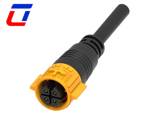 4PIN 10A Mannelijke stopcontact Vrouwelijke stekker Waterdichte stroomkabelconnector met drukvergrendeling