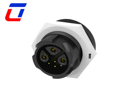 15A Power Signal 3+4 Pin Waterdicht Mannelijk 7 Pin Plug Vrouwelijk Panel Mount Connector