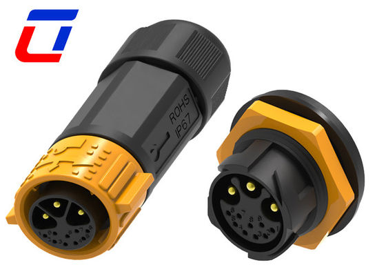 30A 3 pin 600V cirkelvormige snel loskoppelingsdraadverbinding waterdicht man tot vrouw