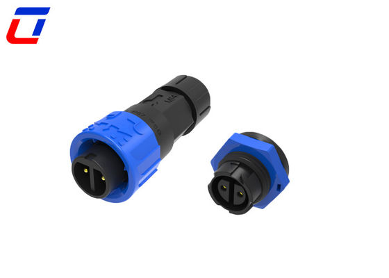Waterdicht 2 pin cirkelvormig snel slotdraad aansluiting Man tot Vrouw 300V