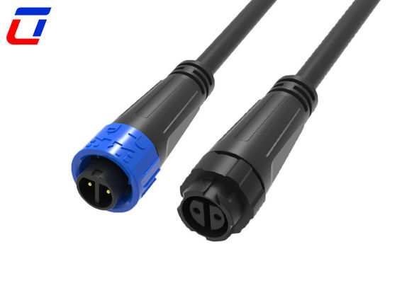 Waterdicht 2 pin cirkelvormig snel slotdraad aansluiting Man tot Vrouw 300V