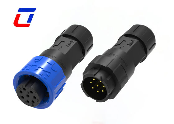 M16 IP67 Waterdichte 8-pins Mannelijke/Vrouwelijke Kabelconnector