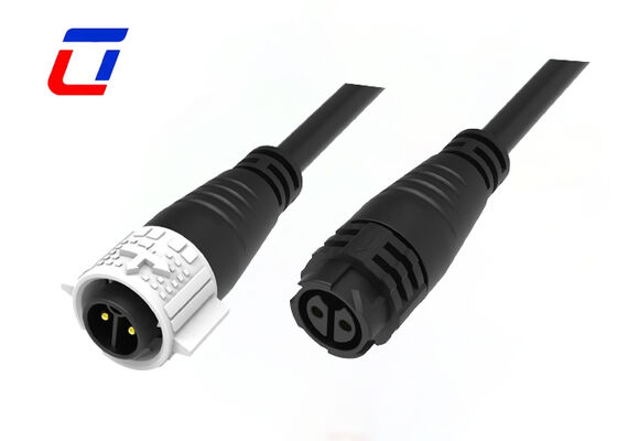 M19 2Pin 20A Push Lock Power Waterdicht High Current Power Connector