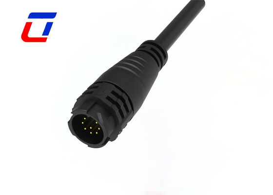 8-pins ronde connector M19 mannelijk vrouwelijk draad waterdichte connectoren