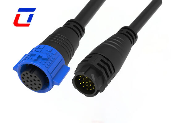 18 Pins Circulaire Connector M19 Draad tot Draad Buiten Quick Lock Electrical Connectors