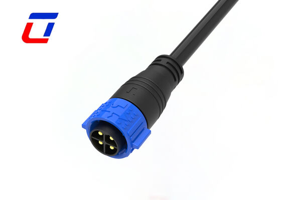 Waterdichte elektrische 500V M25 4 pin waterdichte Push Lock connectoren