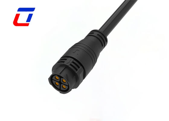 Waterdichte elektrische 500V M25 4 pin waterdichte Push Lock connectoren