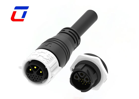 3+13 Pin Plug Socket Waterdicht M25 Data And Power Connector IP67