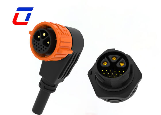 3+13 Pin Plug Socket Waterdicht M25 Data And Power Connector IP67