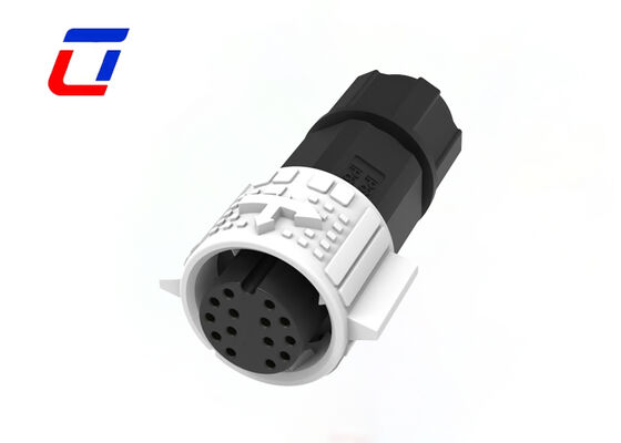 14 pin waterdicht aansluiting met drukvergrendeling M19 OEM goudgeplatte draad aansluitingen