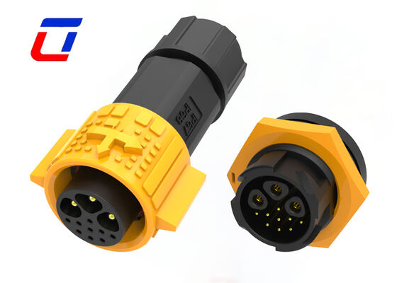 Ronde Waterdichte Connector M19 3+9 Pins PA66 IP67 Draad-naar-Board Connector