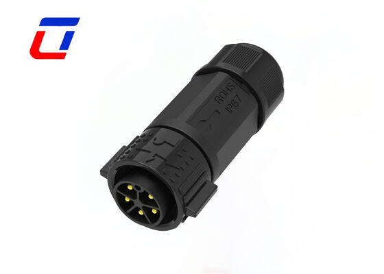 50A M25 5-pins mannelijke en vrouwelijke connector IP67 snelsluiting zonneconnectoren voor stroom