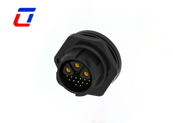 Panel Mount Circular Connector M25 16 Pin ODM 3 Power 13 Signal Waterdicht Connector