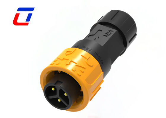 M16 IP67 3-pins waterdichte automotive connector 300V draad-naar-draad connectoren