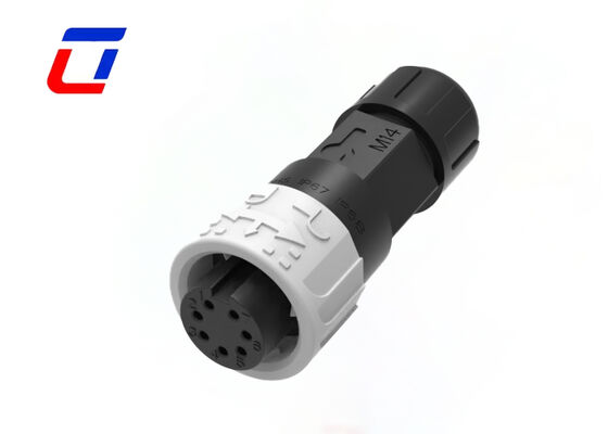 60V laagspanningsdraadconnectoren M16 7Pin waterdichte cirkelvormige nylonconnector