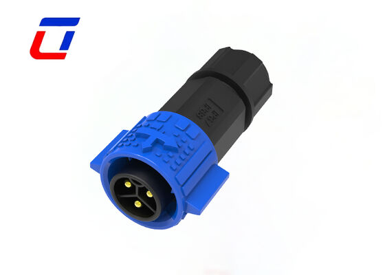 waterdichte connectoren voor landschapsverlichting M19 3-pins snelsluiting IP67 connector