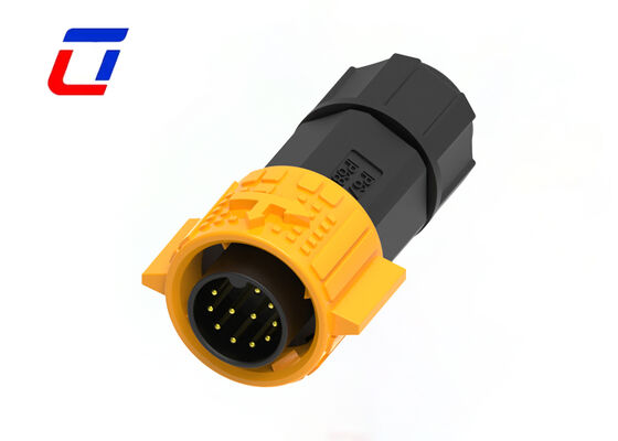 M19 11Pin IP67 Panel Mount Connector Push Pull Industrial Plug Socket voor gegevens