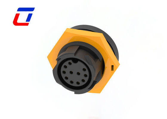 M19 11Pin IP67 Panel Mount Connector Push Pull Industrial Plug Socket voor gegevens