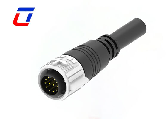 Waterdichte connector met lage stroom IP67 M19 Mannelijke stekker voor 12Pin-sokket
