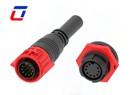M19 Mannelijke Vrouwelijke Stekkerdoos 9-pins Signaal Outdoor Waterdicht Kabel Naar Printplaat