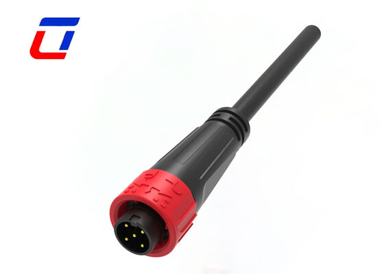 8A 5-pins Kabelconnector IP67 M16 Nylon Draad-naar-draad Snelkoppeling Waterdicht IP67